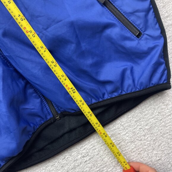 VTG Louis Garneau Windbreaker Jacket Fleece Lined Cycling / XC Ski Blue Men's S - Picture 8 of 12